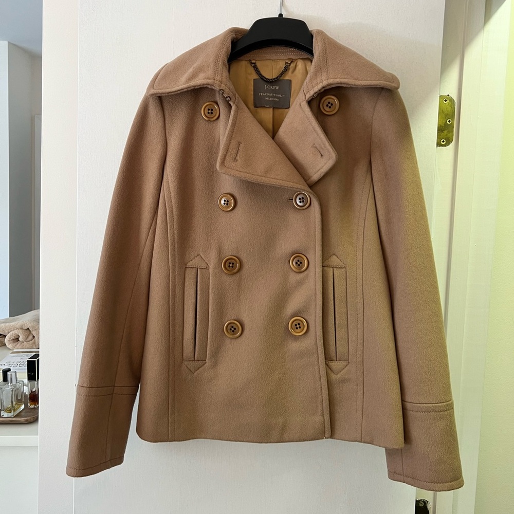 J. Crew Camel Wool Coat by Nello Gori